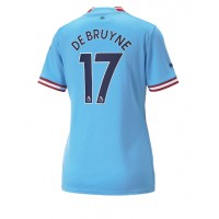 Fotbalové Dres Manchester City Kevin De Bruyne #17 Dámské Domácí 2022-23 Krátký Rukáv